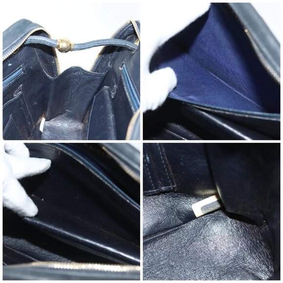 CHANEL V Stitch Shoulder Bag Cotton Red Gold CC Auth 140715 - Picture 15 of 16